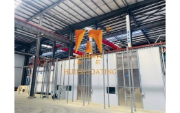Ultra long fluorine lined automatic spray paint line