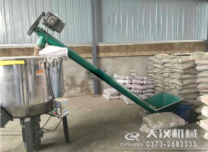 絞龍螺旋輸送（sòng）機（jī）應用現場