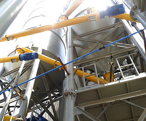 鋼鐵廠原料（liào）除塵輸送係統