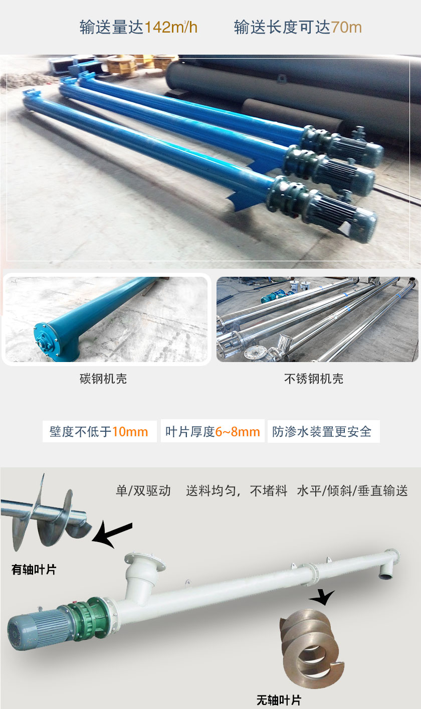 圓管螺旋（xuán）輸送機突出優勢