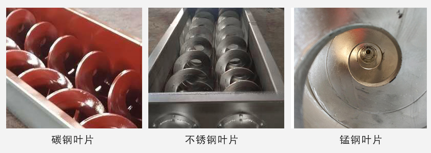 雙無軸螺旋輸送（sòng）機葉片