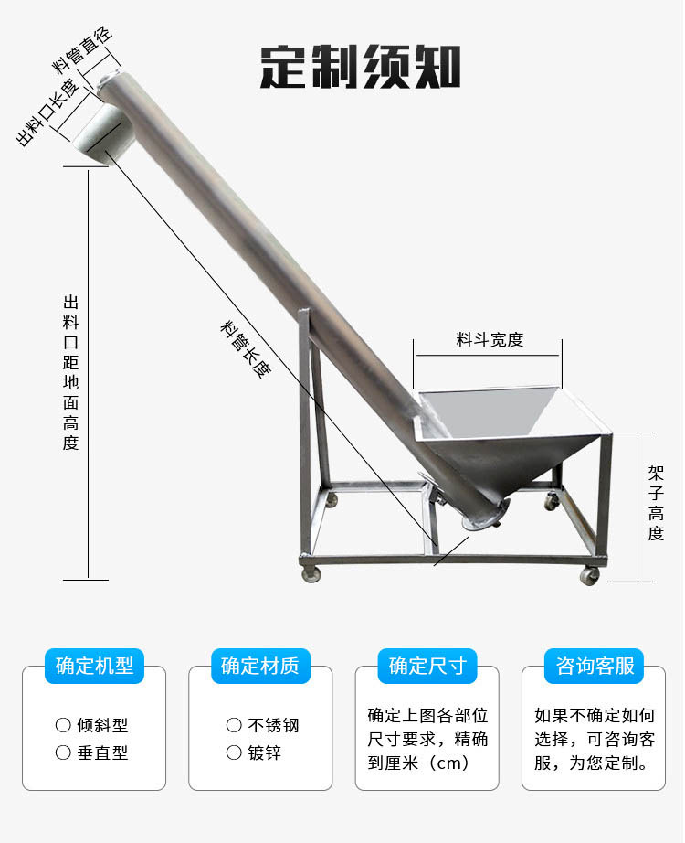 移动螺旋输送机定制（zhì）