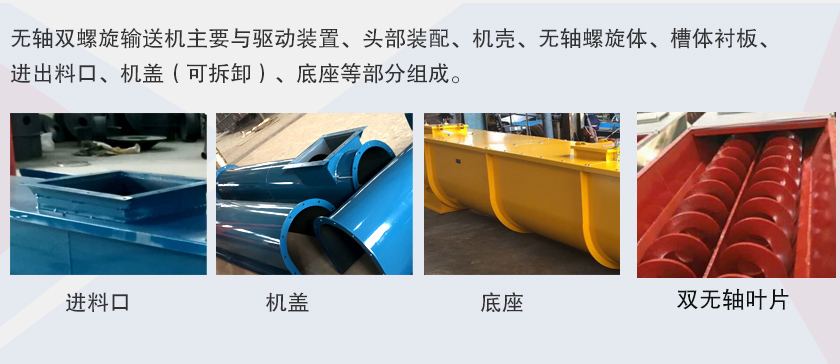 無軸雙螺旋輸（shū）送機細節
