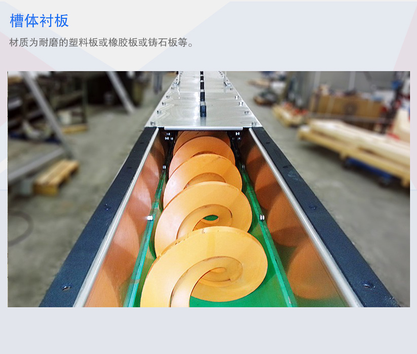 LSS無軸螺旋（xuán）輸送機（jī）襯板