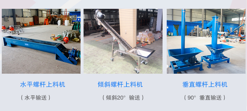 螺杆上料機輸送角度分類（lèi）