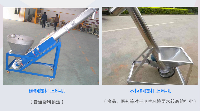 螺杆上料機材質分類