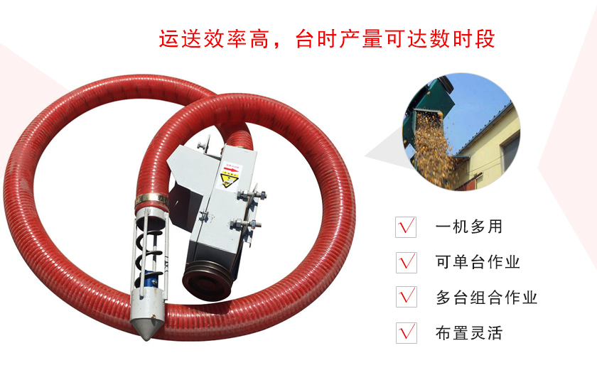 軟管無軸螺旋（xuán）輸送機特點