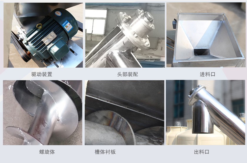 玉米螺旋輸（shū）送機結構