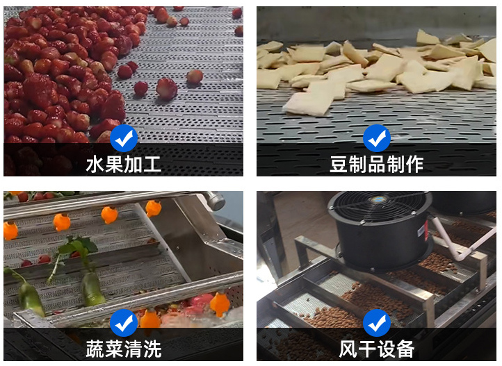 食品鏈板（bǎn）輸送機現場