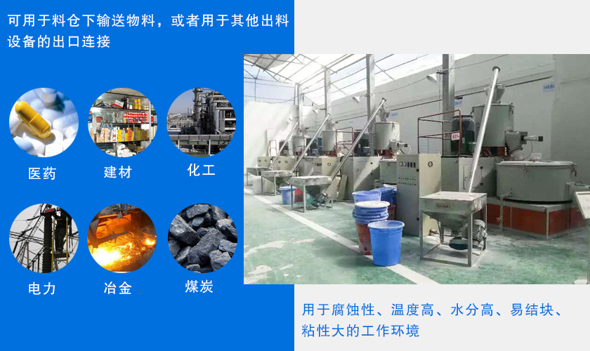 耐腐蝕螺旋提升（shēng）應用