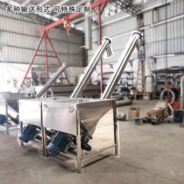不鏽鋼（gāng）螺旋輸送機可“量身定製”，多種輸送形式（shì）