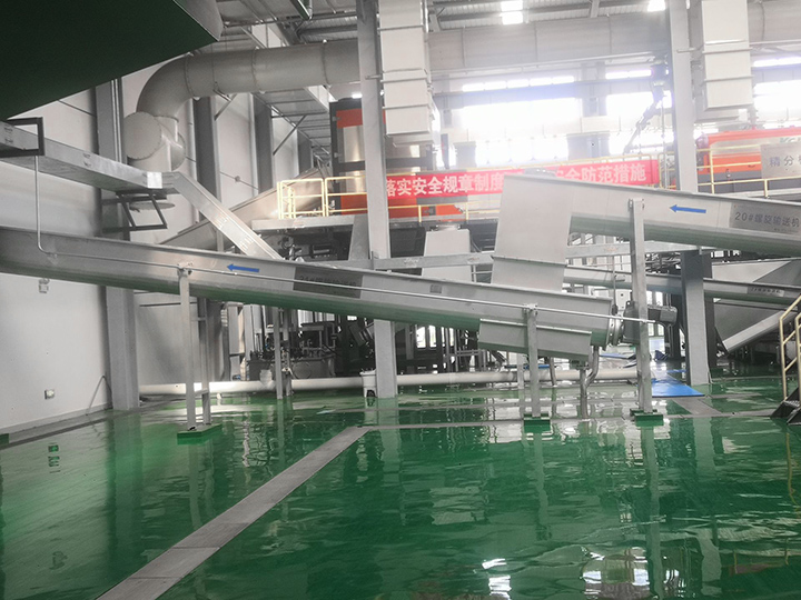 91视频网址生產的U型螺旋輸送機輸送（sòng）率可高達（dá）134.2t/h