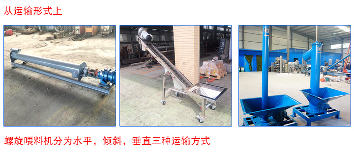 螺旋（xuán）喂（wèi）料機運輸形式