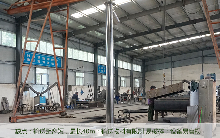 垂直螺旋輸送機（jī）優勢（shì）與劣勢